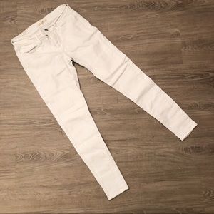 White Levi Strauss Super Skinny jeans